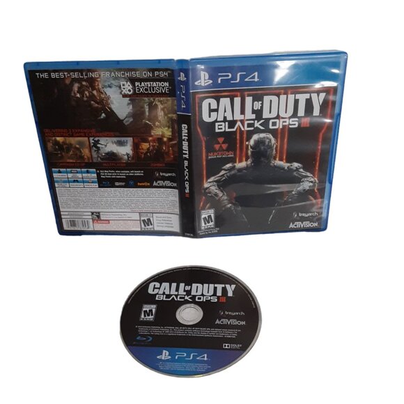 PS4 Call of Duty Black Ops 3 Disk Like New No Map COD Playstation 2015 - Picture 1 of 1